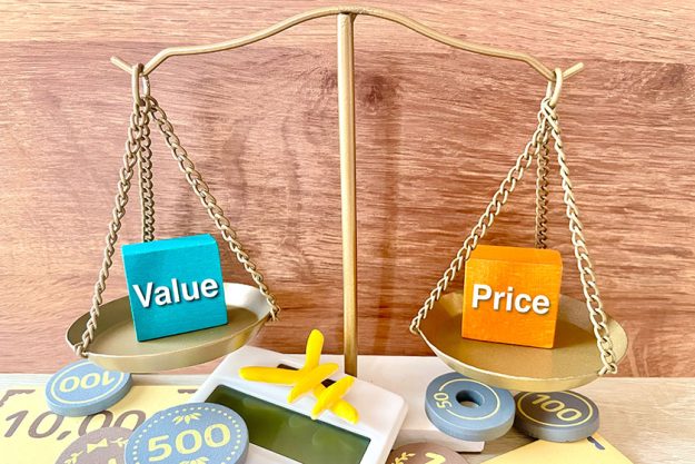Compare value vs price Overpriced Compare value vs price Overpriced