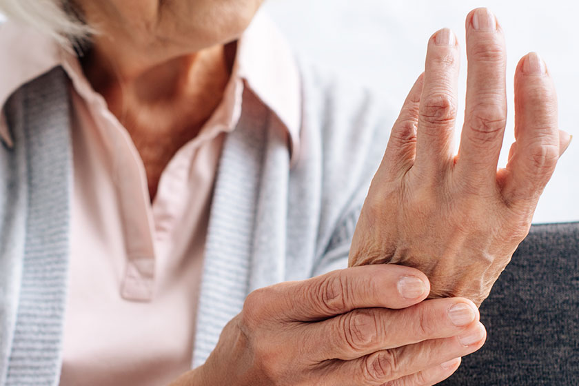 Panoramic shot of senior woman Panoramic shot of senior woman