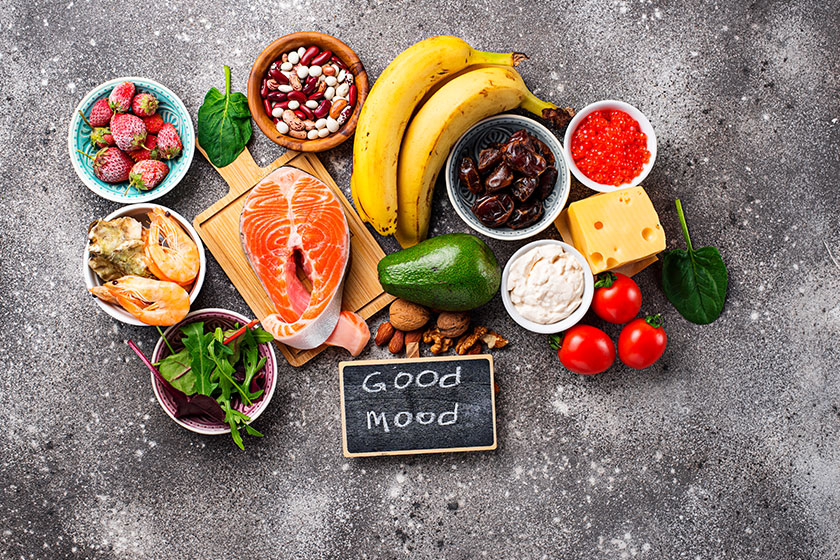 Food for good mood and happiness Food for good mood and happiness